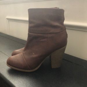 Rampage brown booties